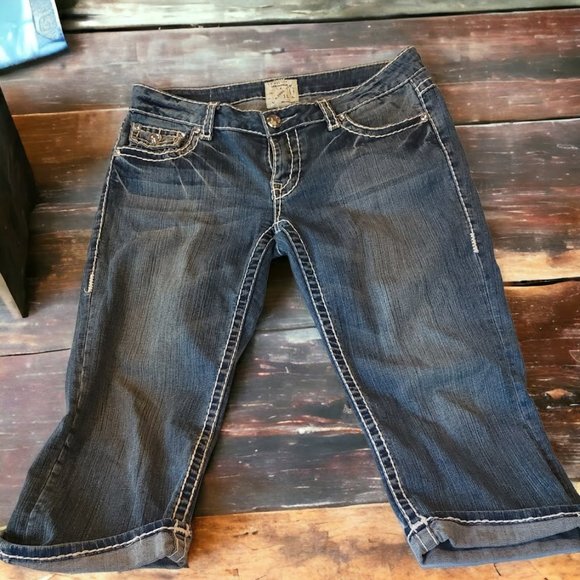Women's LA Idol Deck or Pedal Pushers Jeans size 11 - Picture 1 of 10